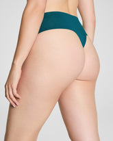 SPANXsupersmooth™ Undie-tectable® Supima® Cotton Thong | Emerald Bay